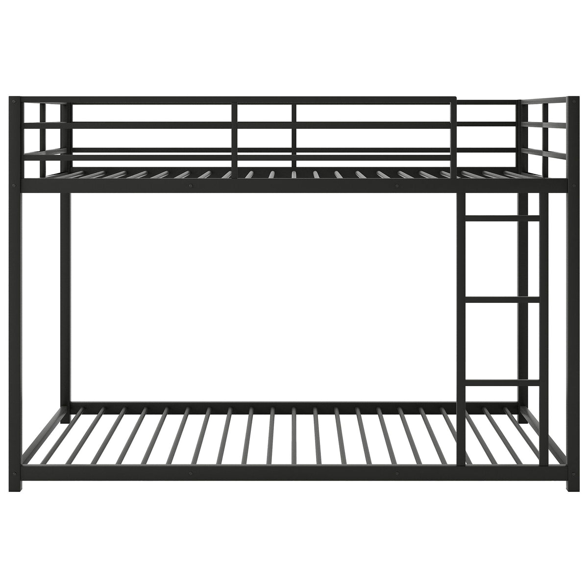 Metal Bunk Bed, Low Bunk Bed With Ladder