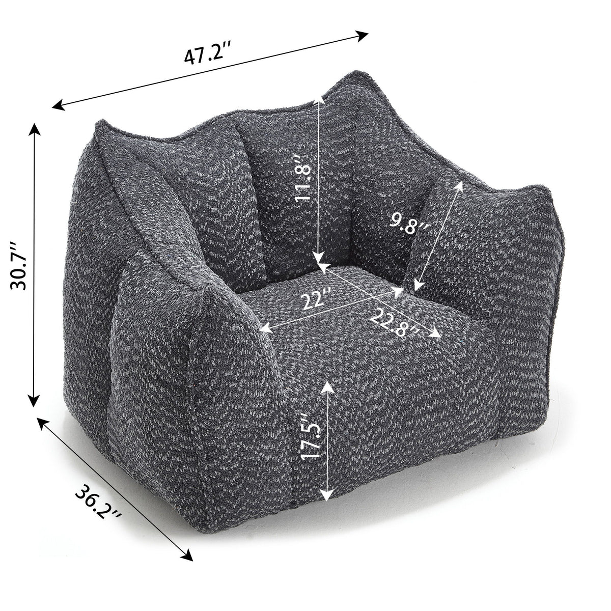 Comfortable Sofa Chairs With Highly Resilient Foam For Living Rooms And Bedrooms