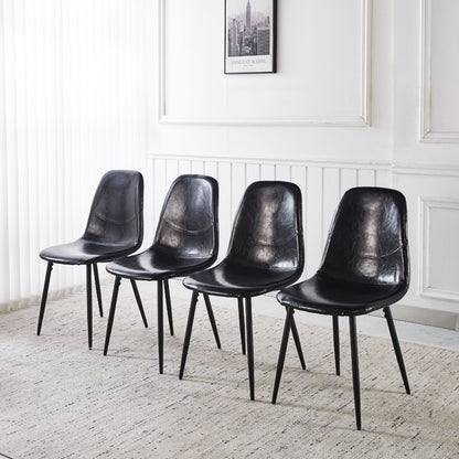 Dining Chairs (Set of 4) - Black