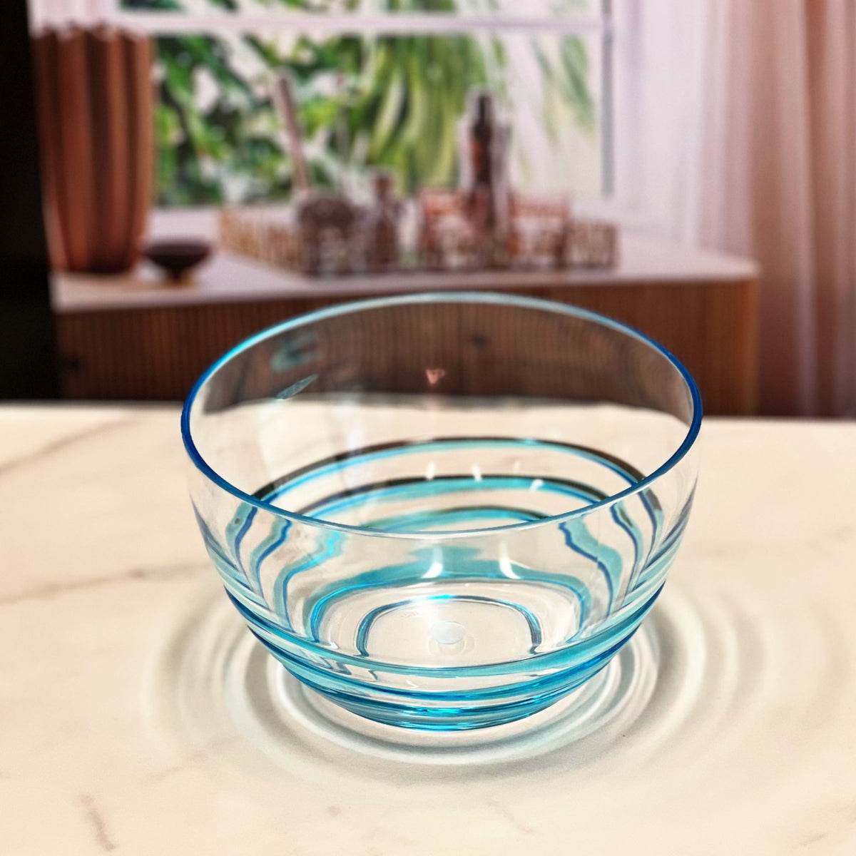 Swirl Acrylic Serving Bowls, Unbreakable