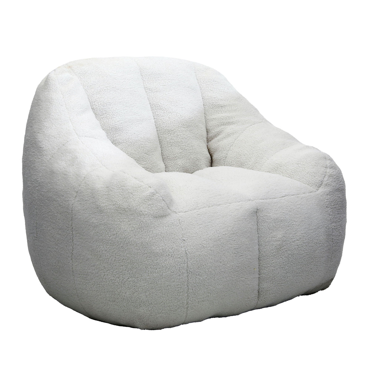 Comfy Bean Bag Chair With Memory Foam Filler, Tufted Soft