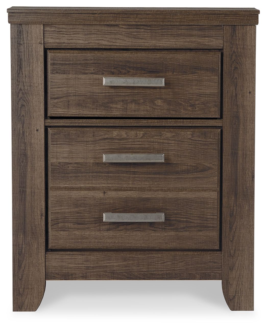 Juararo - Two Drawer Night Stand - Dark Brown
