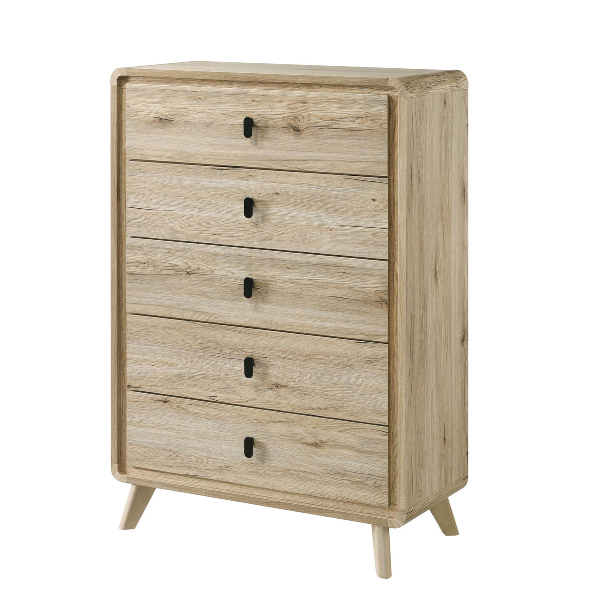 Chest With 5 Drawers - Beige