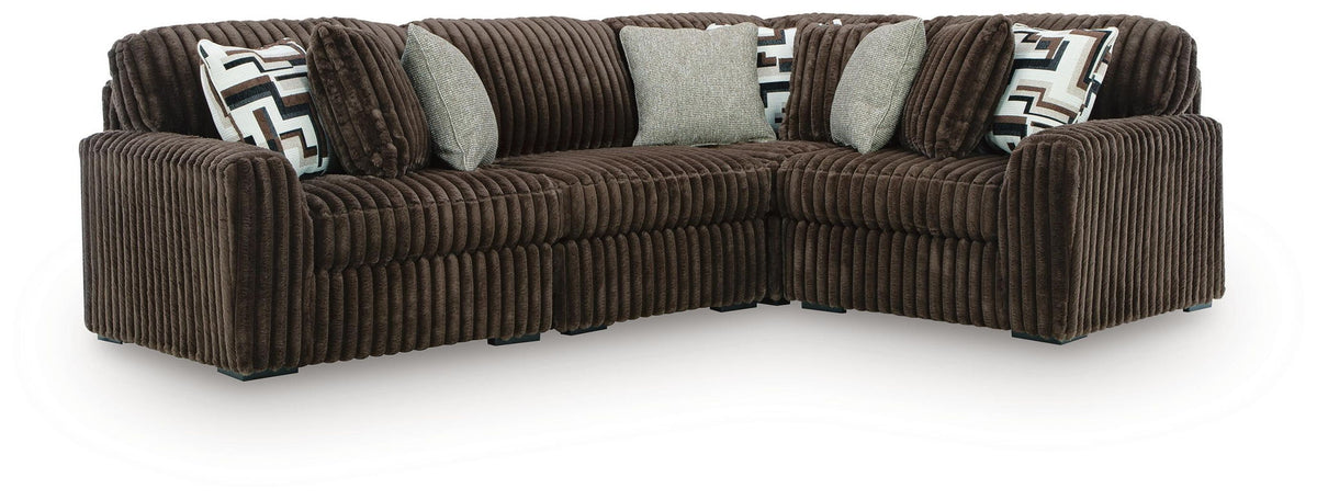 Midnight-Madness - 4 Piece Sectional