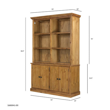 French Country Wood Cabinet