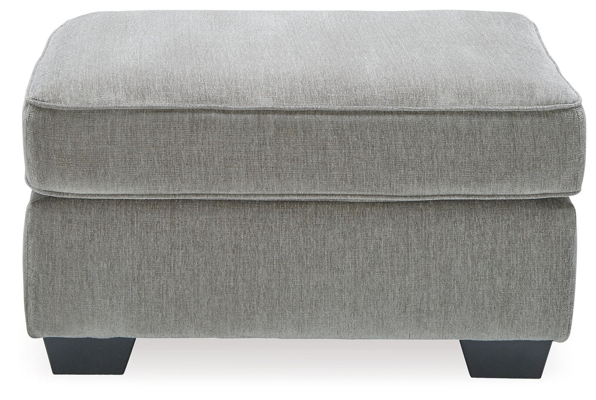 Altari - Oversized Accent Ottoman - Alloy