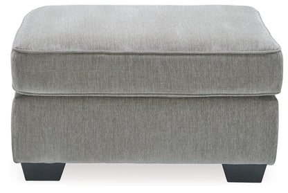 Altari - Oversized Accent Ottoman - Alloy