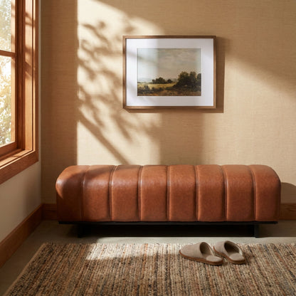 Indoor Dining Bench For Dining Room - Brown