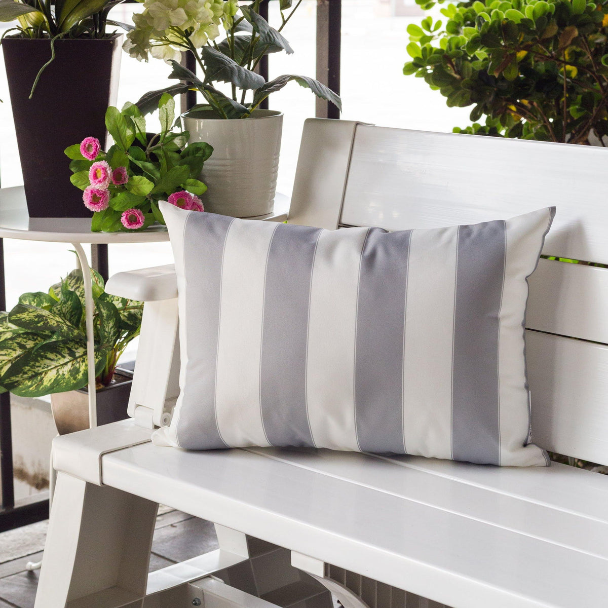 Horizon Stripe Pillow Outdoor & Indoor