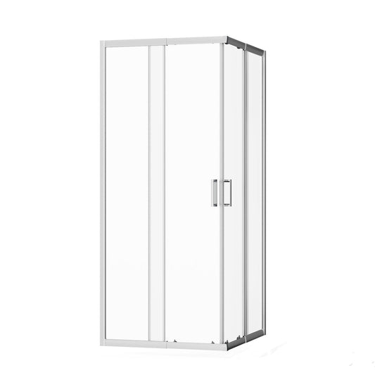Square Corner Shower Enclosure, Adjustable Frame