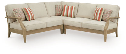 Clare View - 3-Piece Outdoor Sectional - Beige