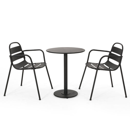 Terra Nova - Bistro Set - Matte Black