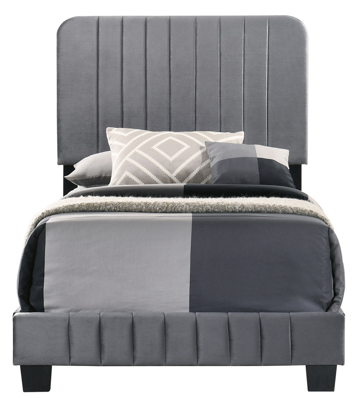 Channel Tufted Bed