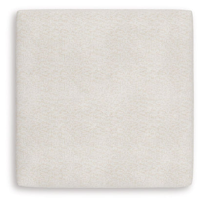 Donelson Creek - Oversized Accent Ottoman - Vanilla