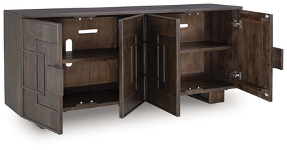 Cato - Accent Cabinet - Dark Brown