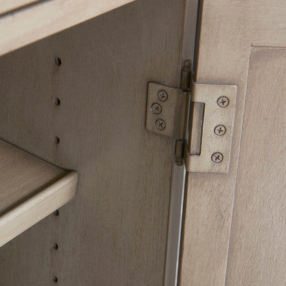 Dauphin - Handpainted Entryway Storage Cabinet - Gray