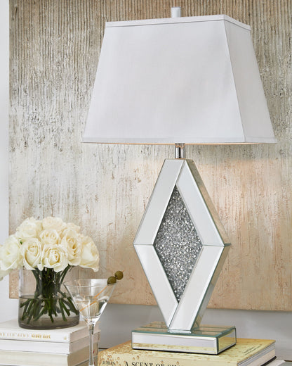 Prunella - Mirror Table Lamp - Silver Finish