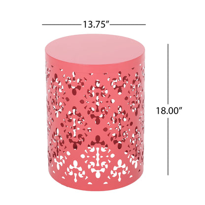 Outdoor Metal Modern Design End Table