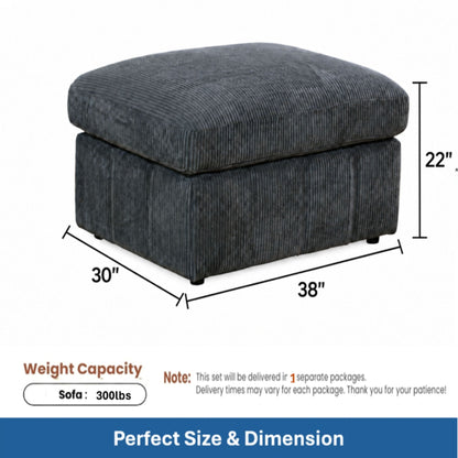 Oversized Ottoman Footrest, Living Room Accent