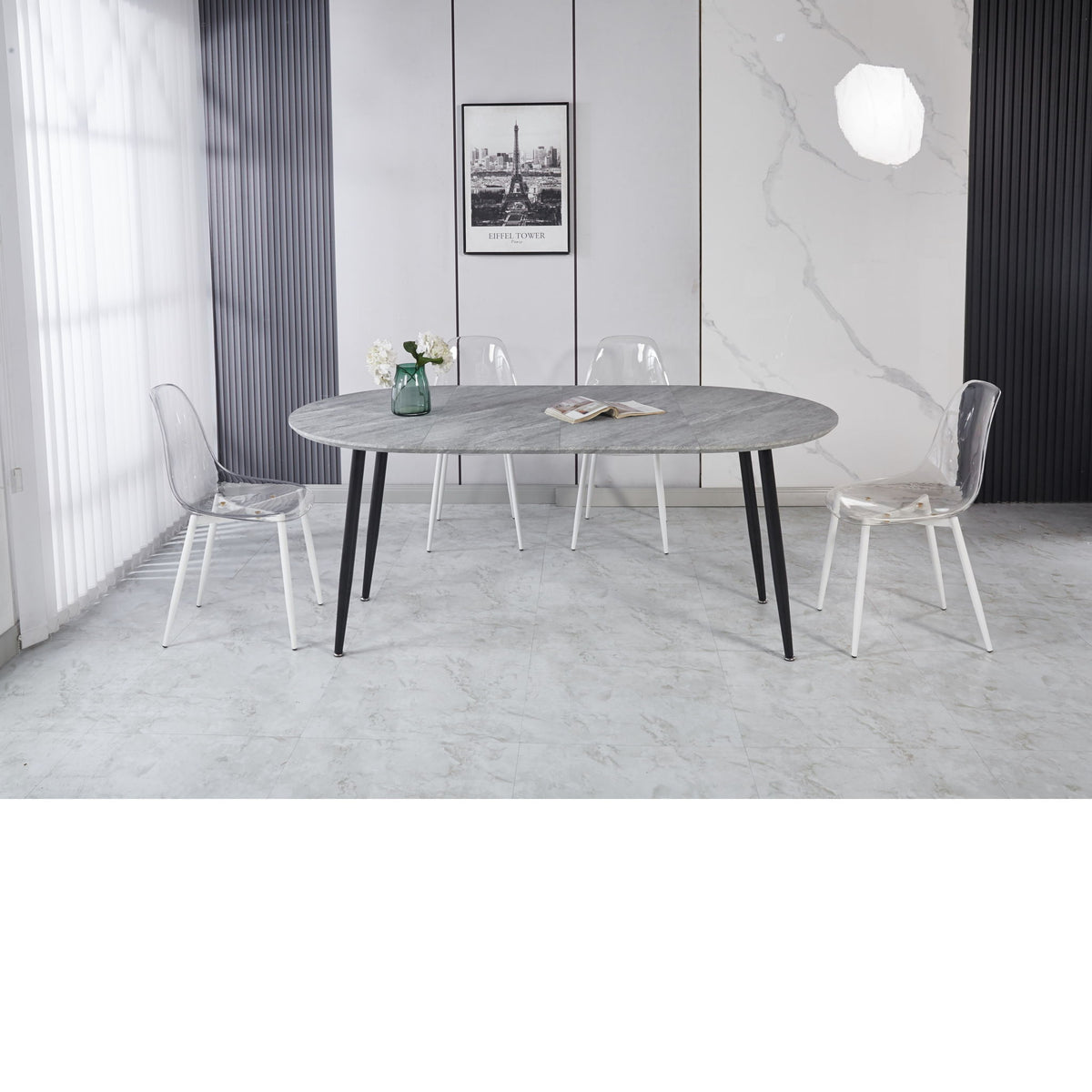 Extensible Table, Dining Table, Office Table, Coffee Table Metal Leg