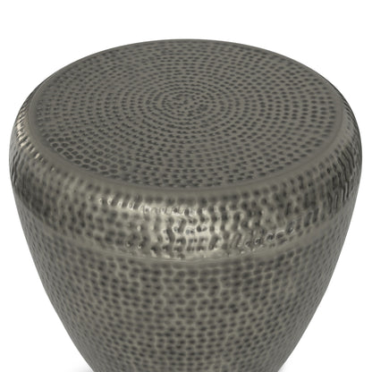 Preston - Metal Side Table - Silver