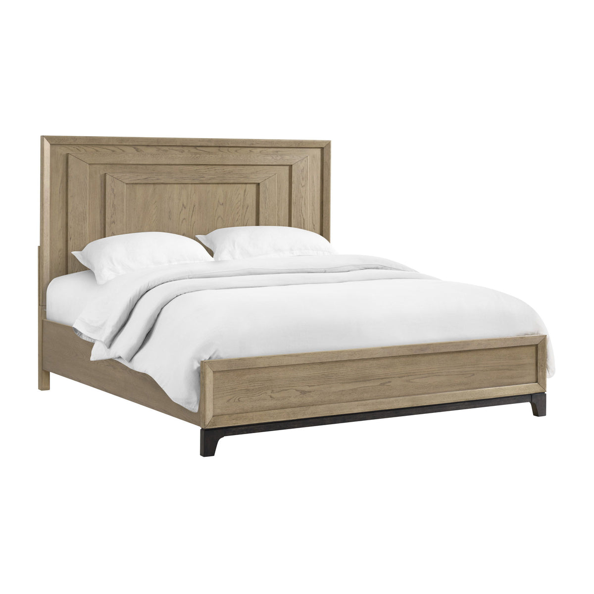 King Panel Bed - Brown