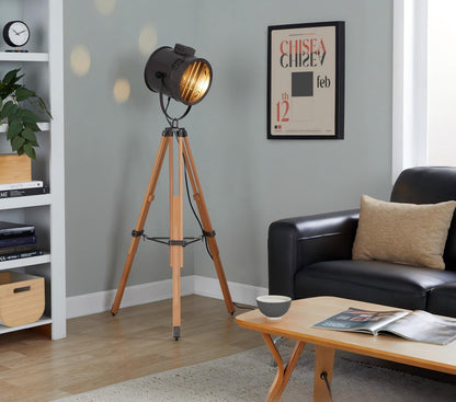 Ahoy - Industrial Floor Lamp - Natural