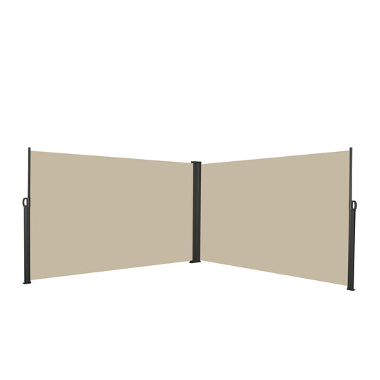 Retractable Side Awning, Waterproof And UV Resistant, Privacy Screen For Patio