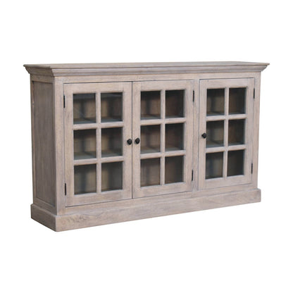 Triple Glazed Cabinet - Beige