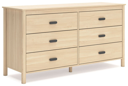 Cabinella - Six Drawer Dresser - Tan