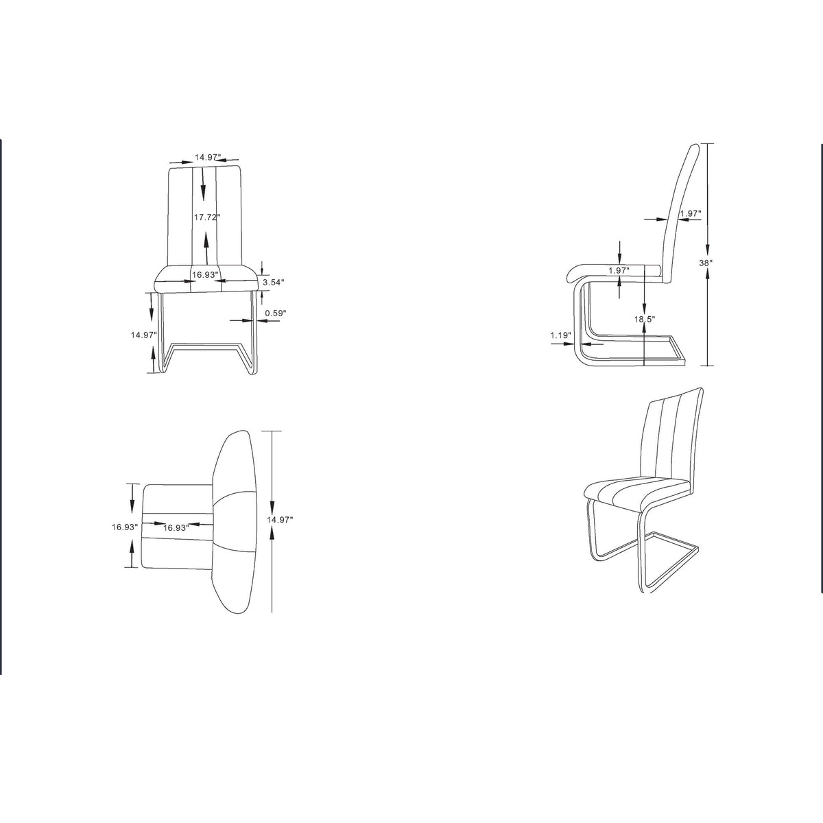 Altis - Dining Chair (Set of 4)