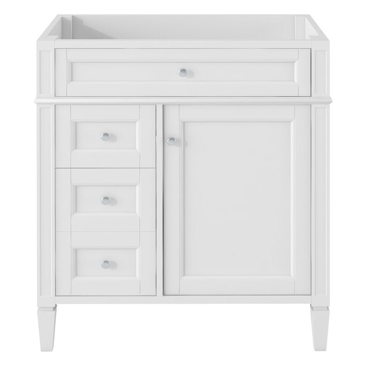 Bathroom Vanity With 2 Drawers And Tip-Out Drawer, Storage Cabinet
