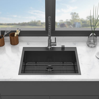 Topmount Kitchen Sink 16 Gauge, Single Bowl