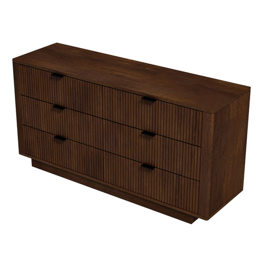 Lola - Dresser With 6 Drawers - Dark Brown