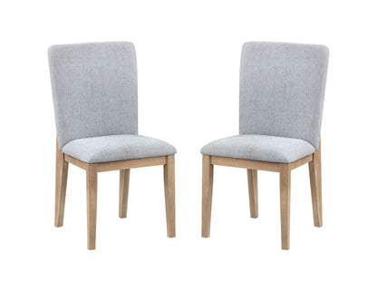 Caspian - And Oak Finish Dining Chair (Set of 2) - Gray