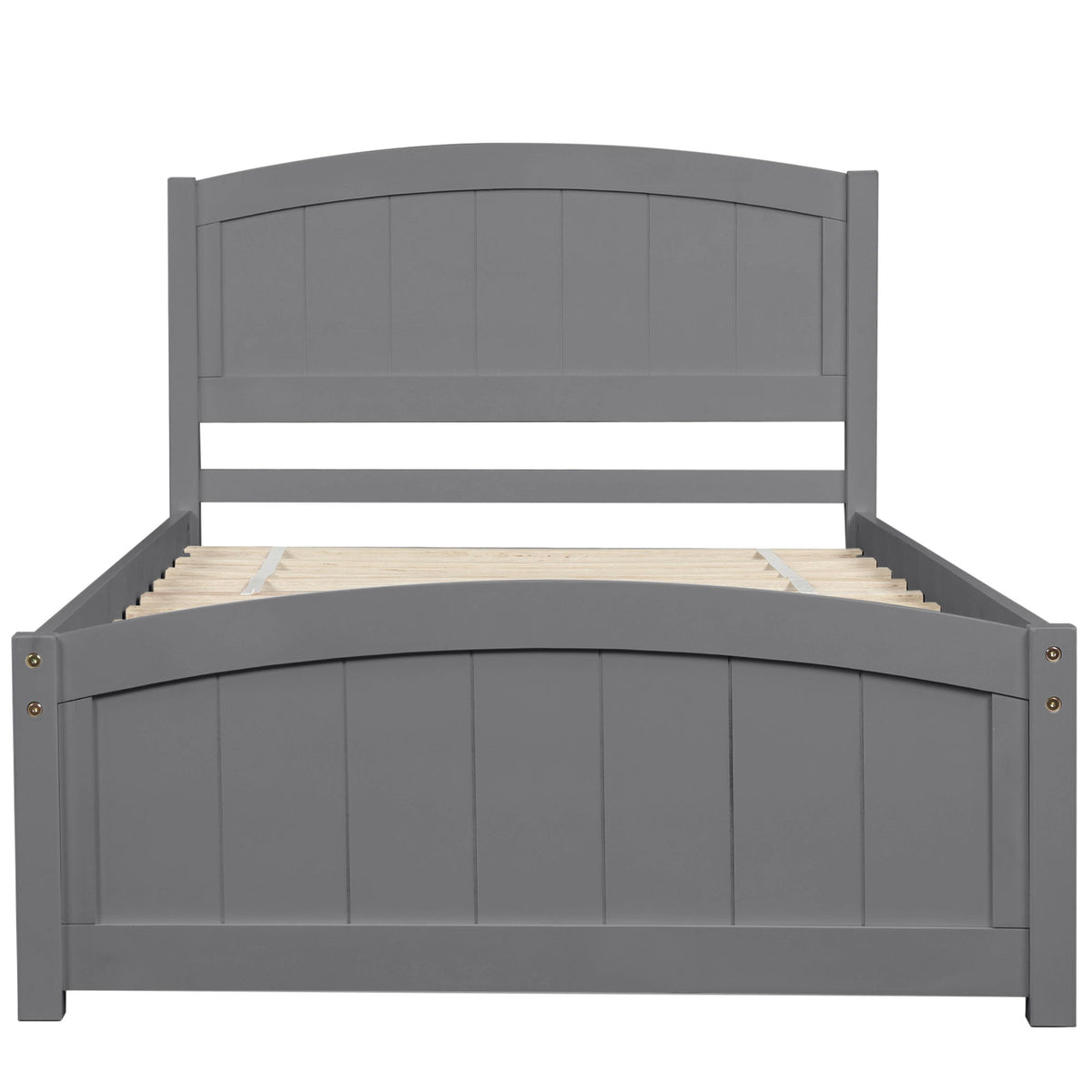Platform Bed & Headboard, Footboard And Wood Slat Support