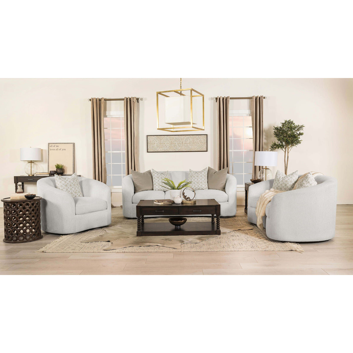 Rory - Sloped Arms Living Room Set