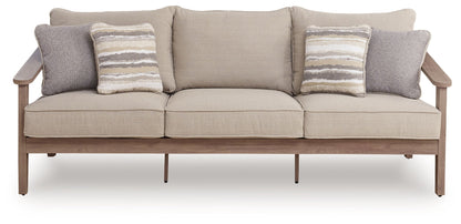 Harmony Headlands - Sofa With Cushion - Natural / Gray