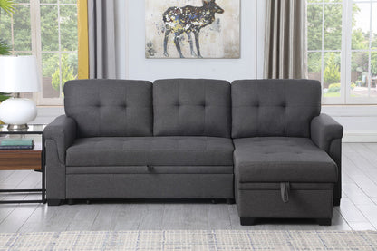 Lucca - Reversible Sleeper Sectional Sofa With Storage Chaise