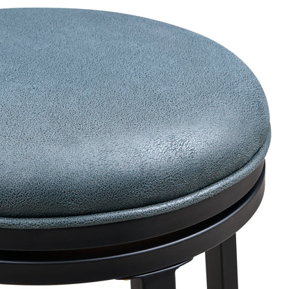 Swivel Bar Stools, Counter Height (Set of 2) - Blue