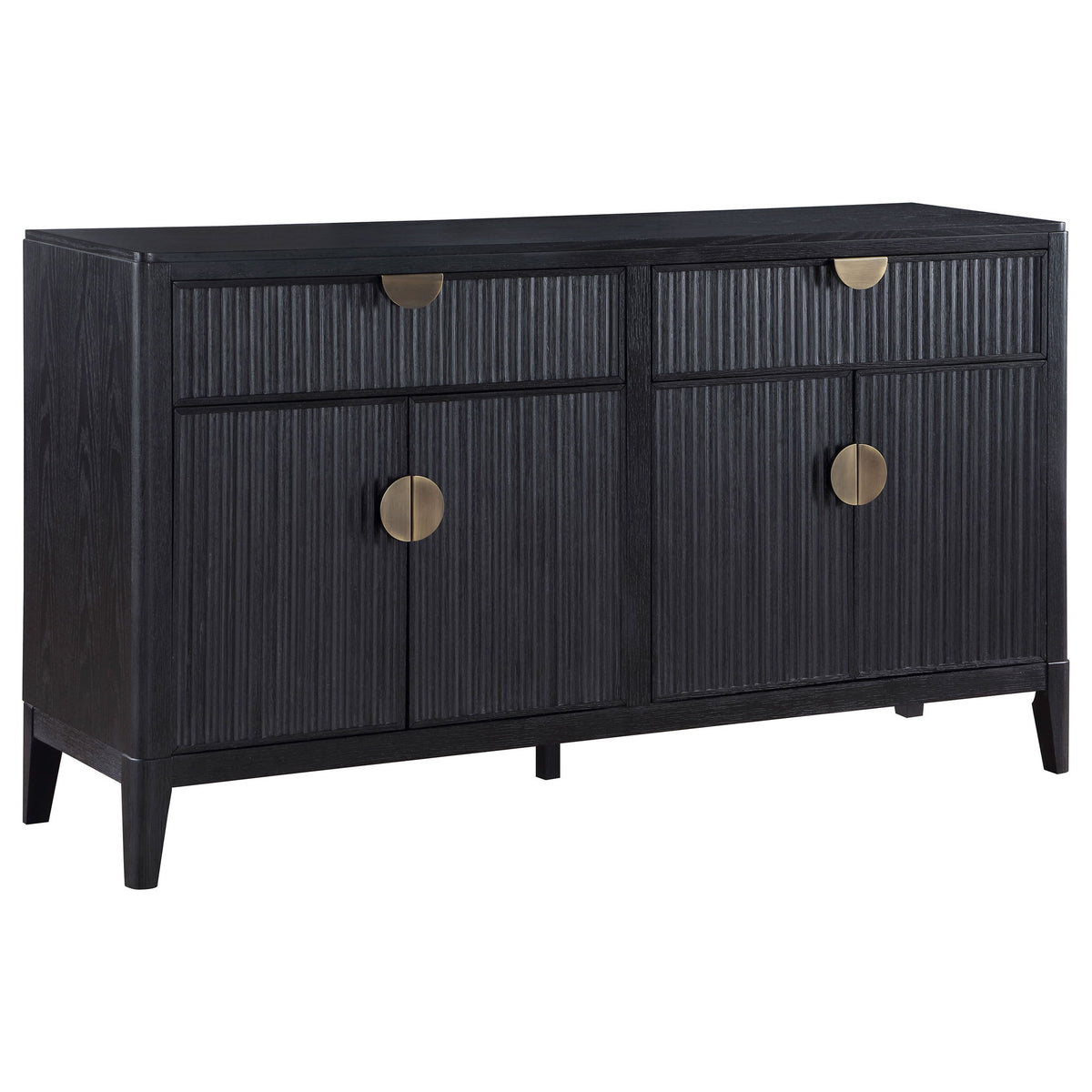 Mason - 2 Drawer Sideboard Storage Furniture - Black