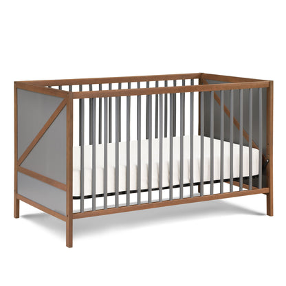 Pixie Zen - 3 In 1 Crib - Walnut Brown