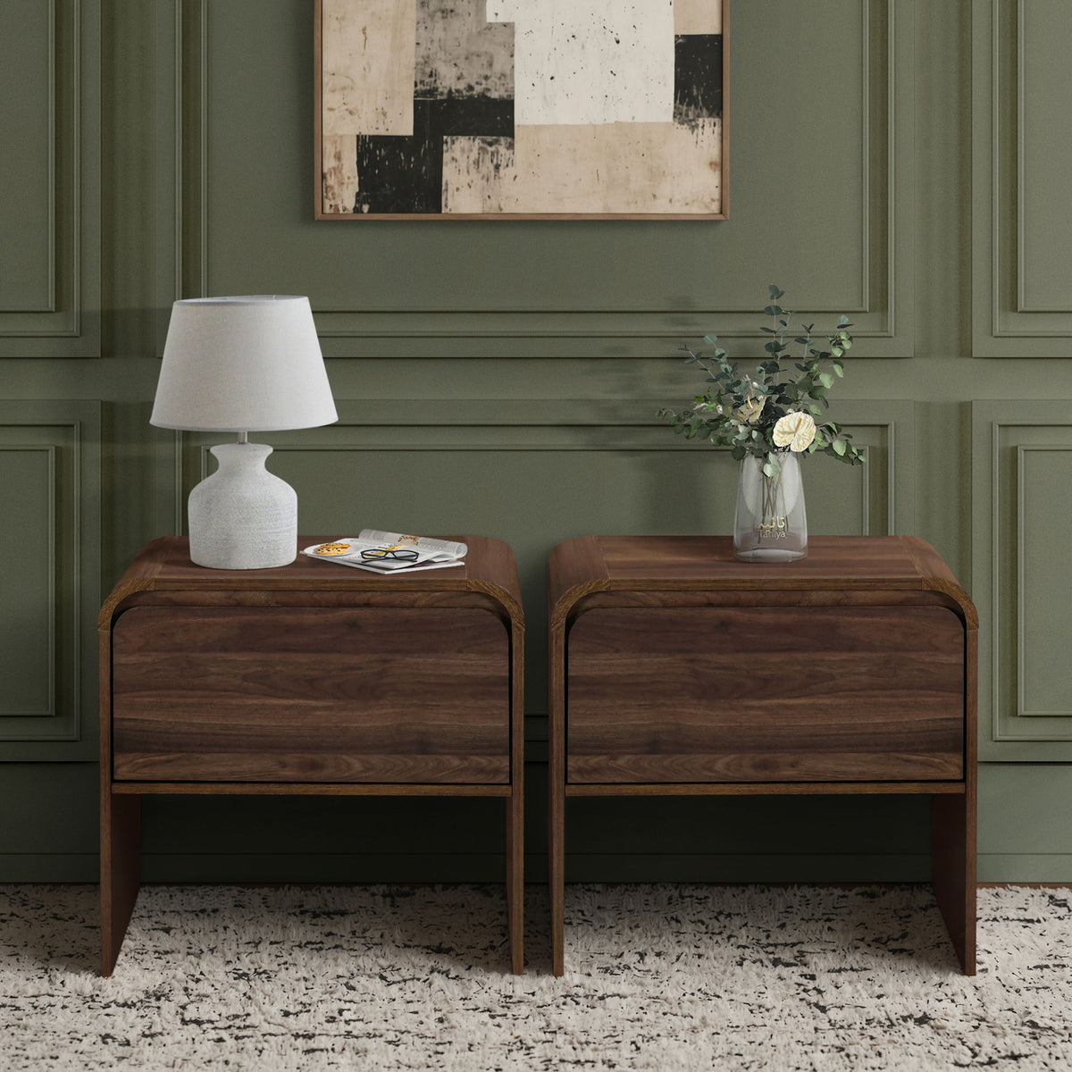 Mara - One Drawer End Table / Bedside Table