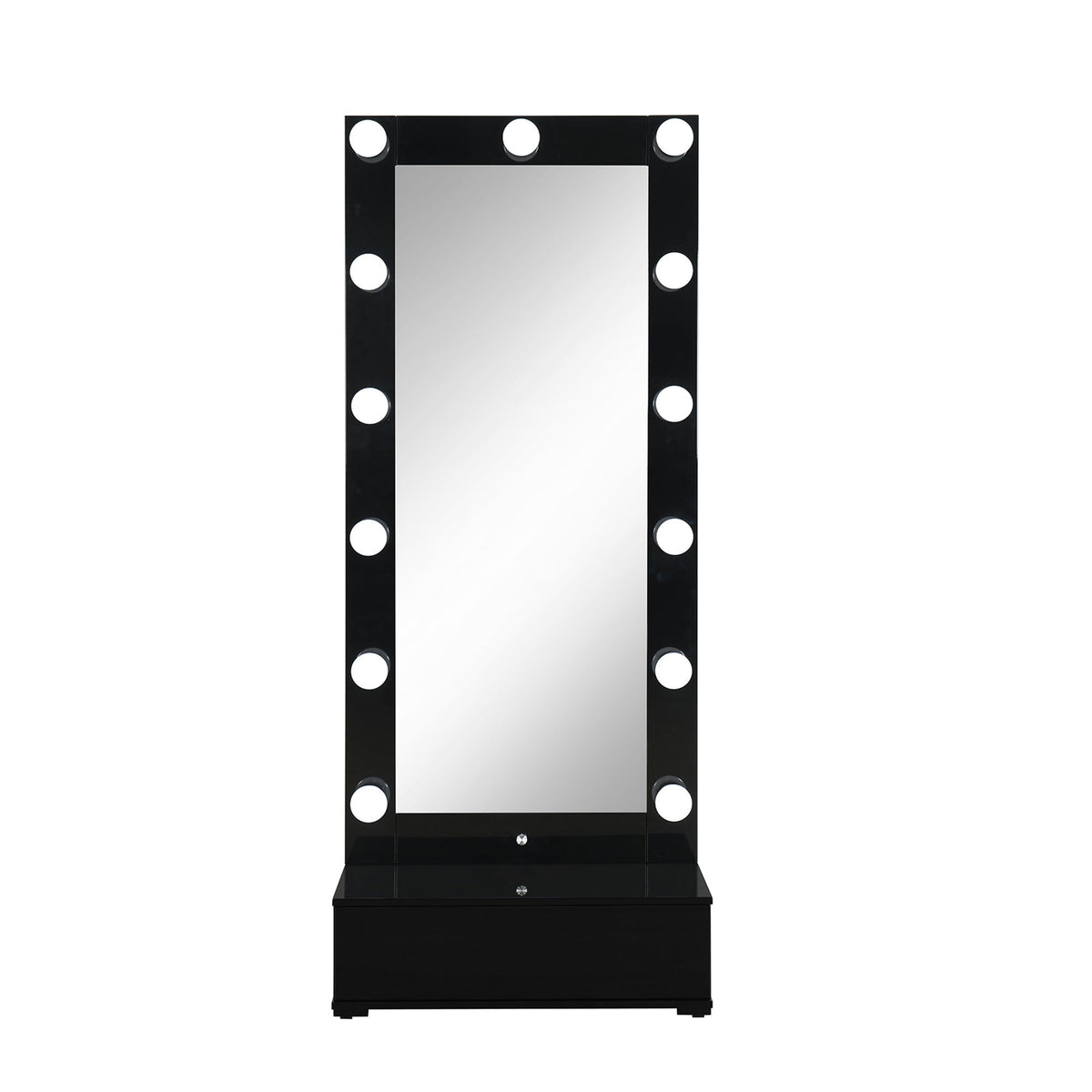 Elisa - Narrow Tall Mirror With Speaker And Drawer