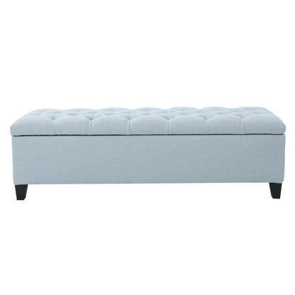 Glouster - Contemporary Storage Ottoman With Button Tufted Design