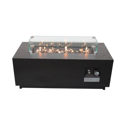 Outdoor Fire Pit Table With Lid, Fuel Versatility