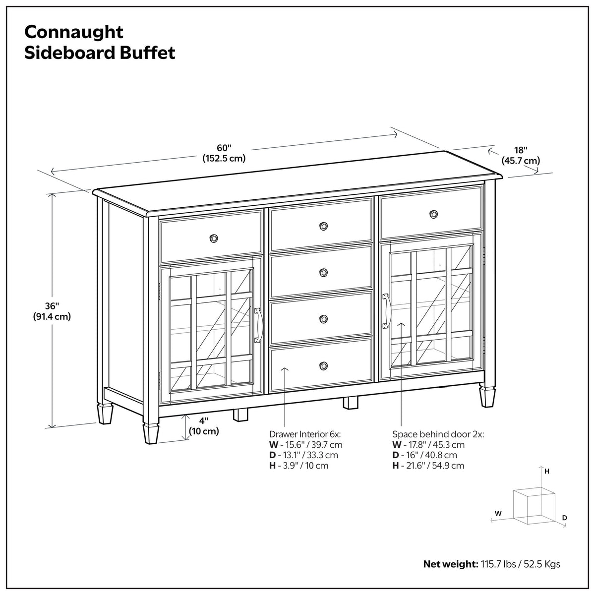 Connaught - Sideboard Buffet