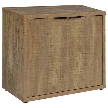 Pamplona - 2 Door Accent Cabinet Hardware - Brown