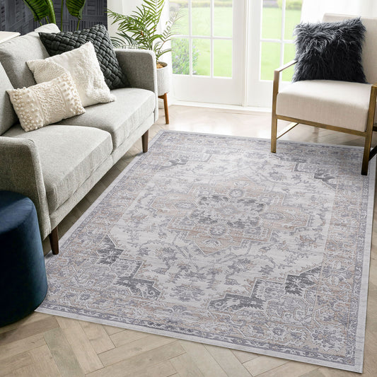Marfi - 8' X 10' Oriental Area Rug - Ivory