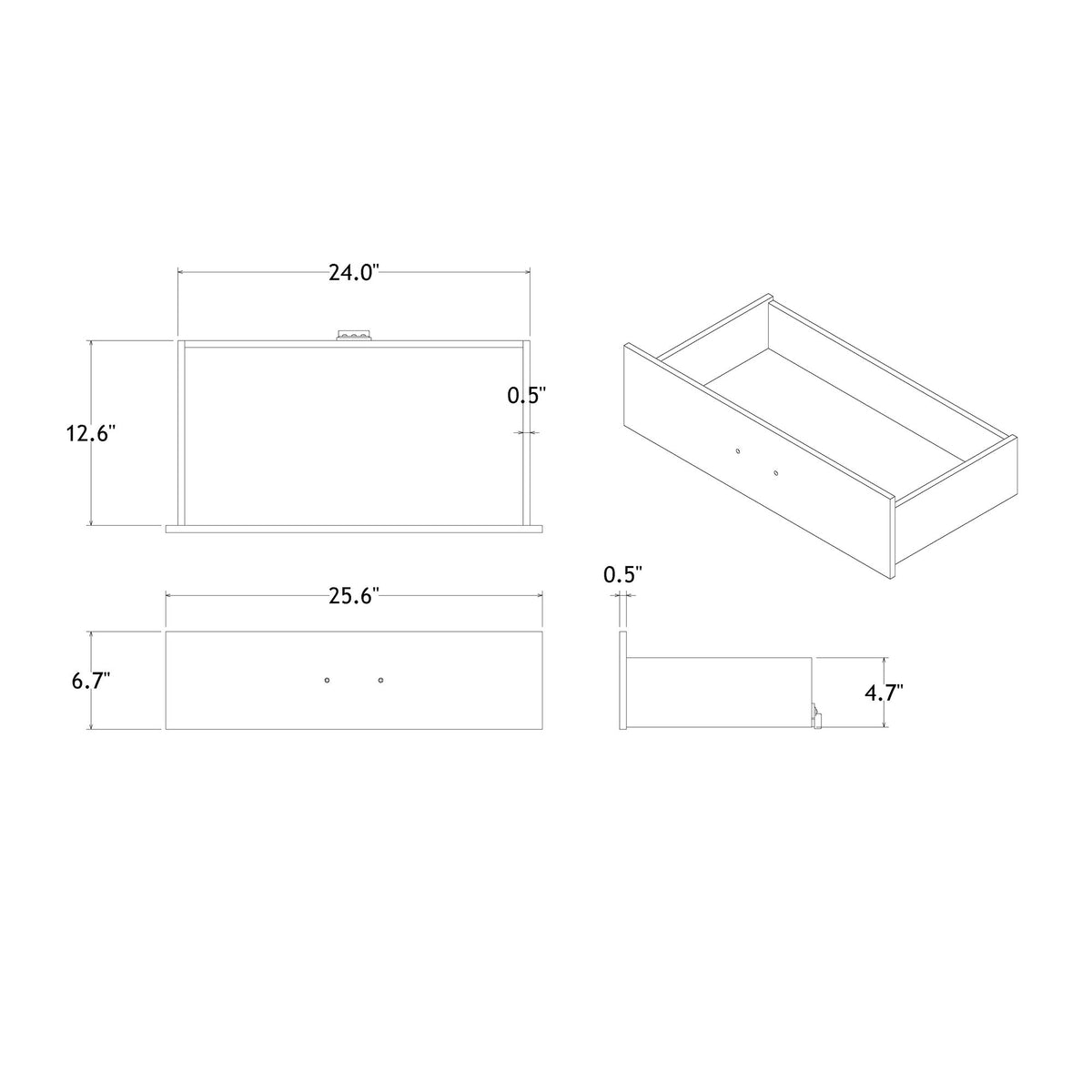 Charlston - Dresser With LED
